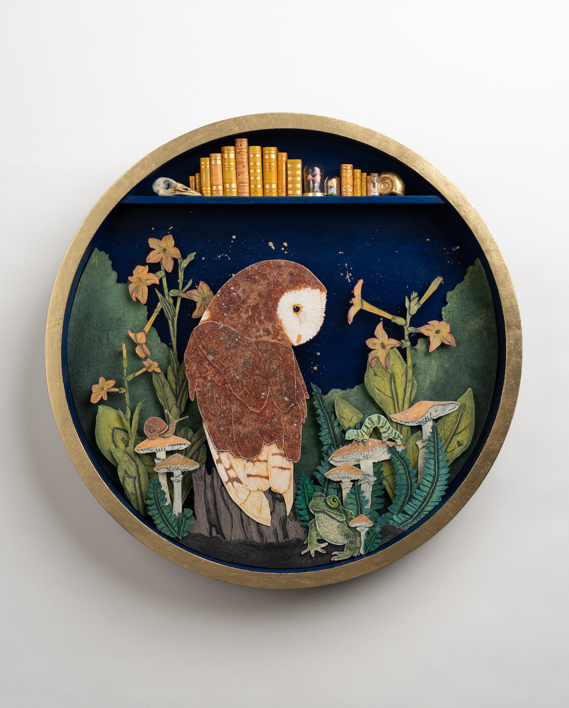 "Nicotiana Night" 22 x 22 x 3