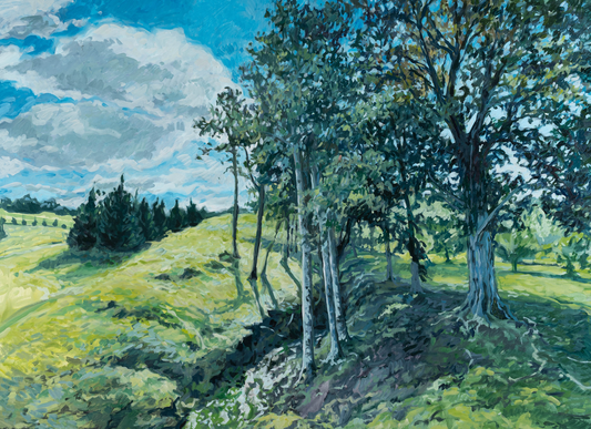 "Creek at Jeter Mountain", 36 x 48