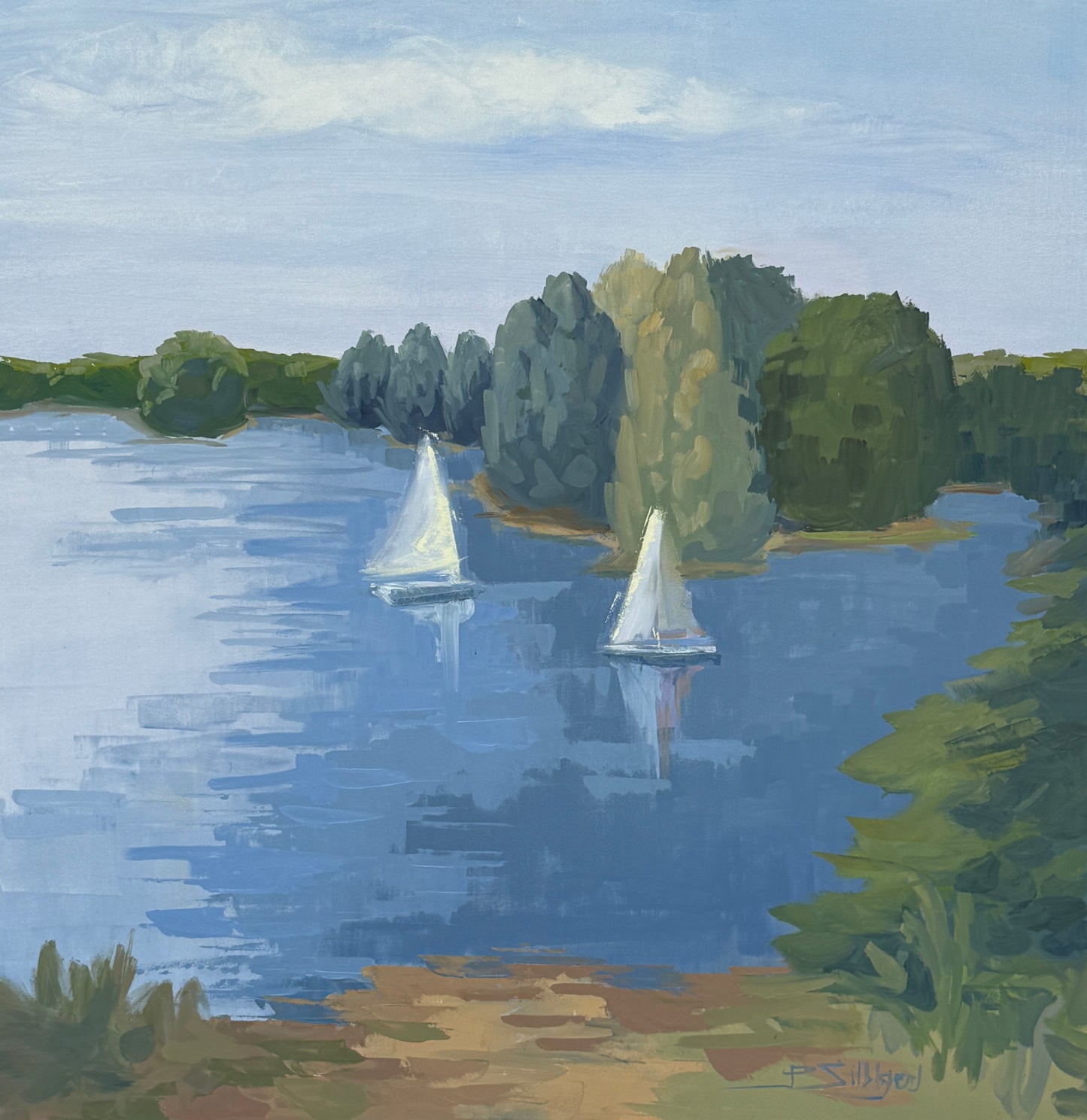 Southern Saturday, 36 x 36