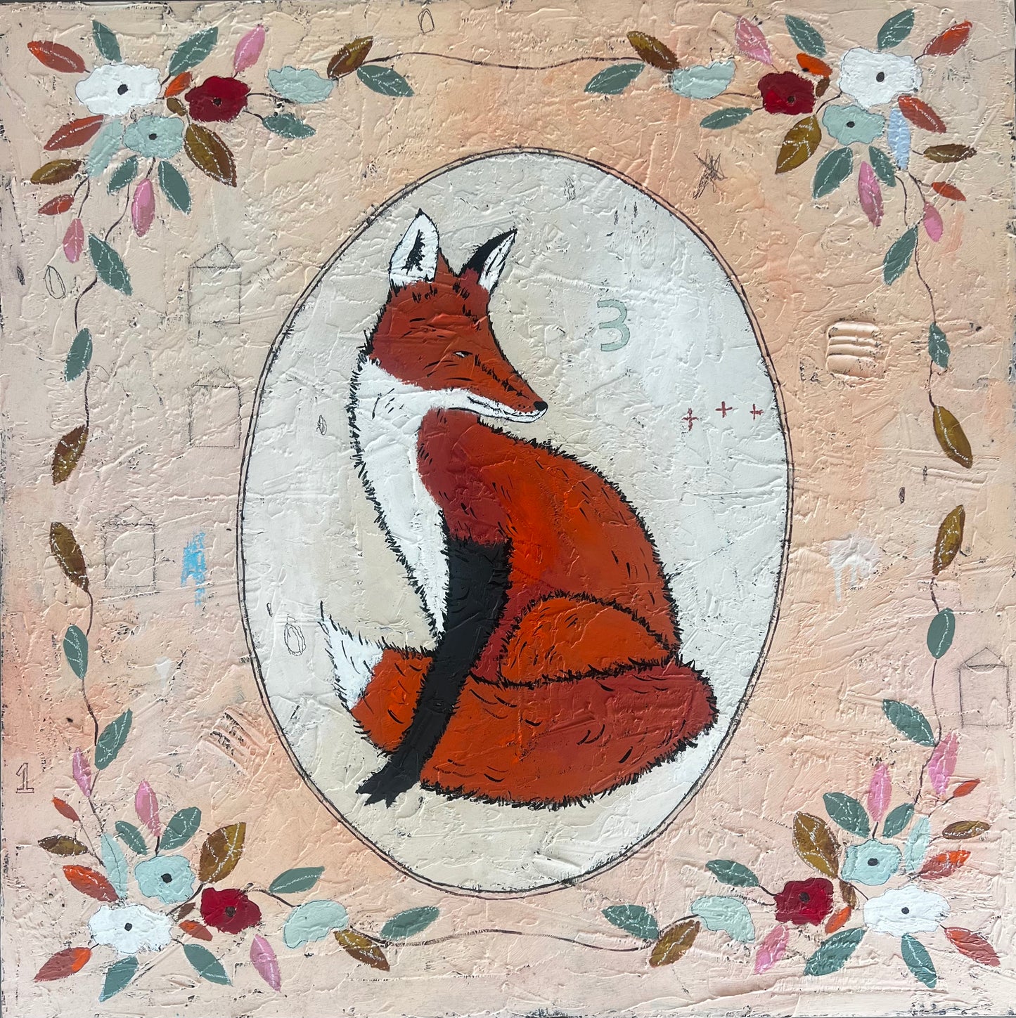 "Spirit Animal" 36x36