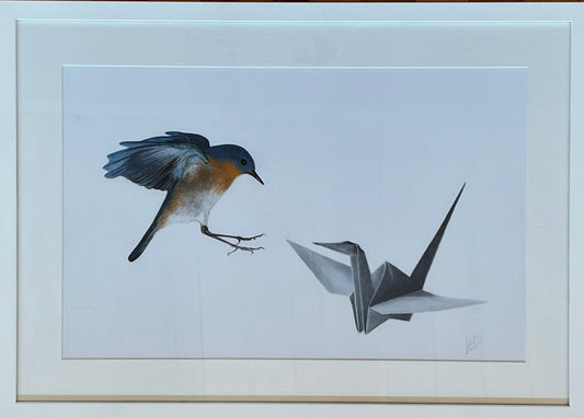 "See (No. 2) in Blue", 17 x 24" (framed)