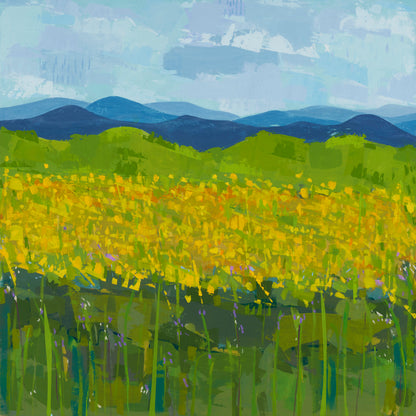 "You Had me At Goldenrod" 36 x 36