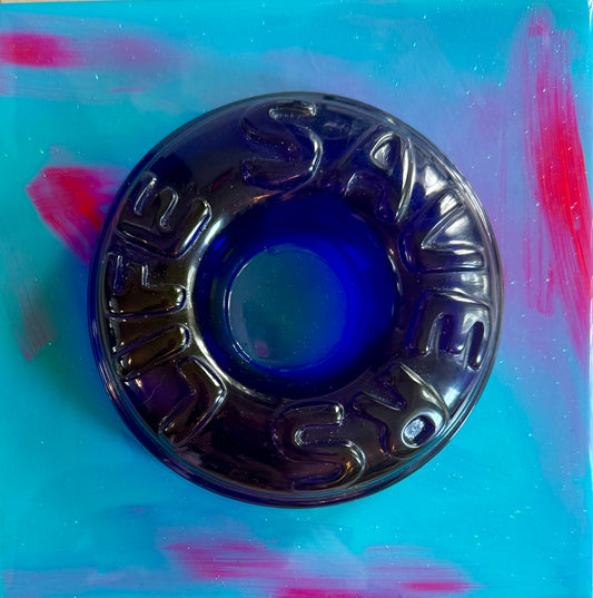 "Purple Life Saver-2" - 8 x 8