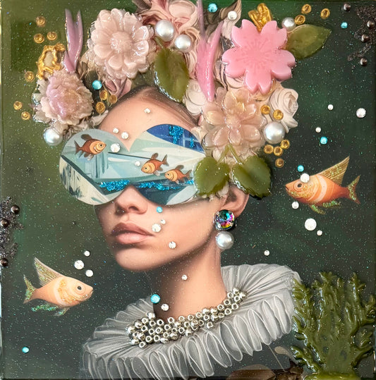 With the Fishes, 8 x 8