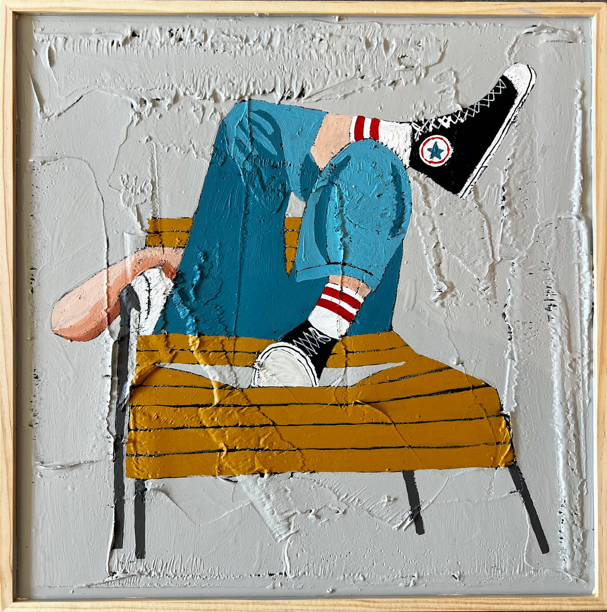 "Relaxing Chucks" 12x12