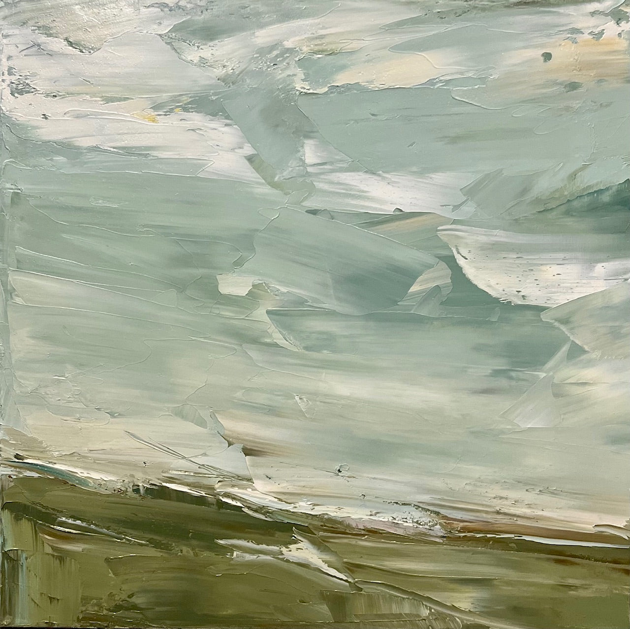 Green Slope, 24 X 24