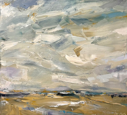 Pale Light on Coastal Plain, 36 x 40