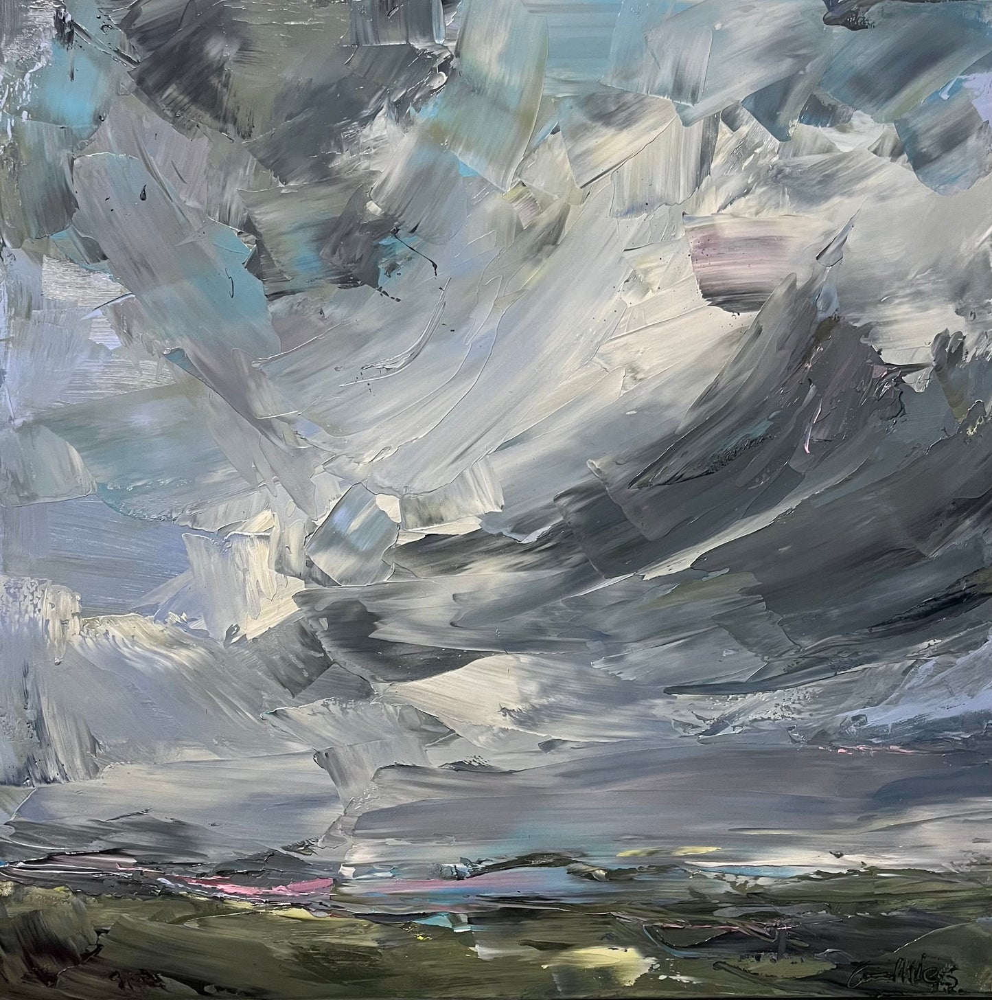 Top of the Hill, 36 X 36