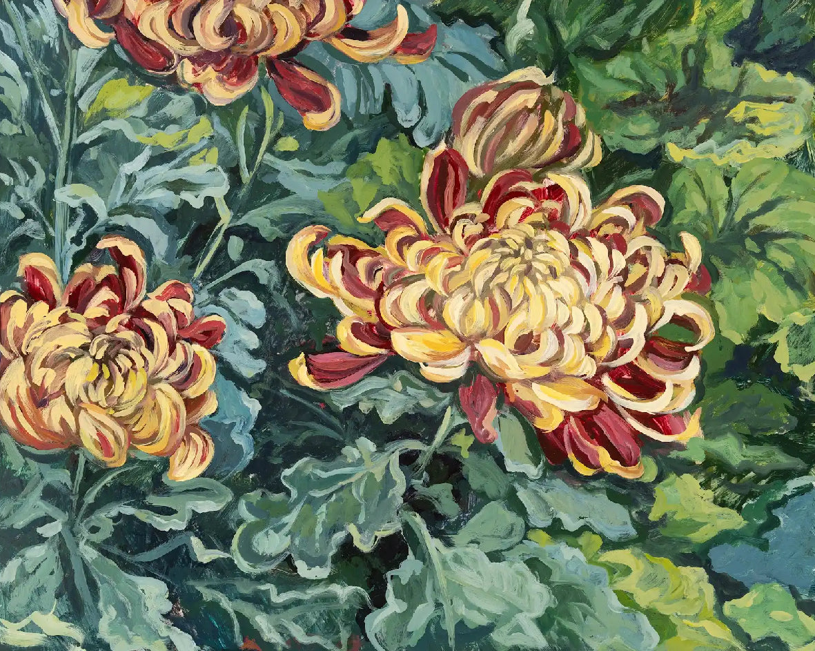 "Fuego Chrysanthemum I" 16 x 20