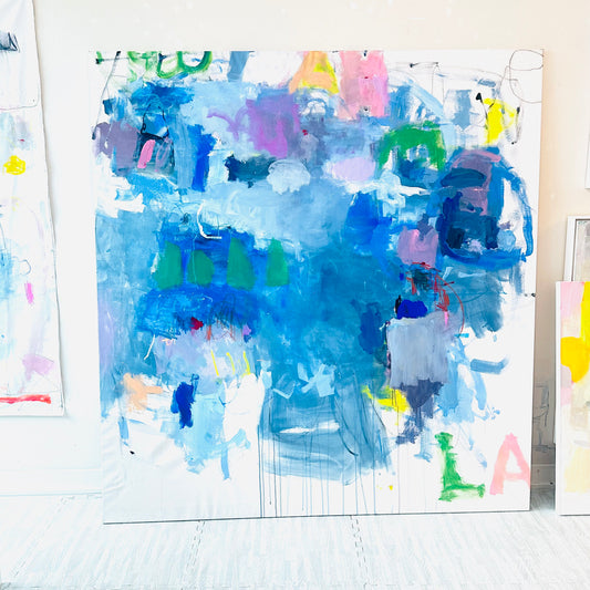 LA Pool Party, 69.5 x 65.5