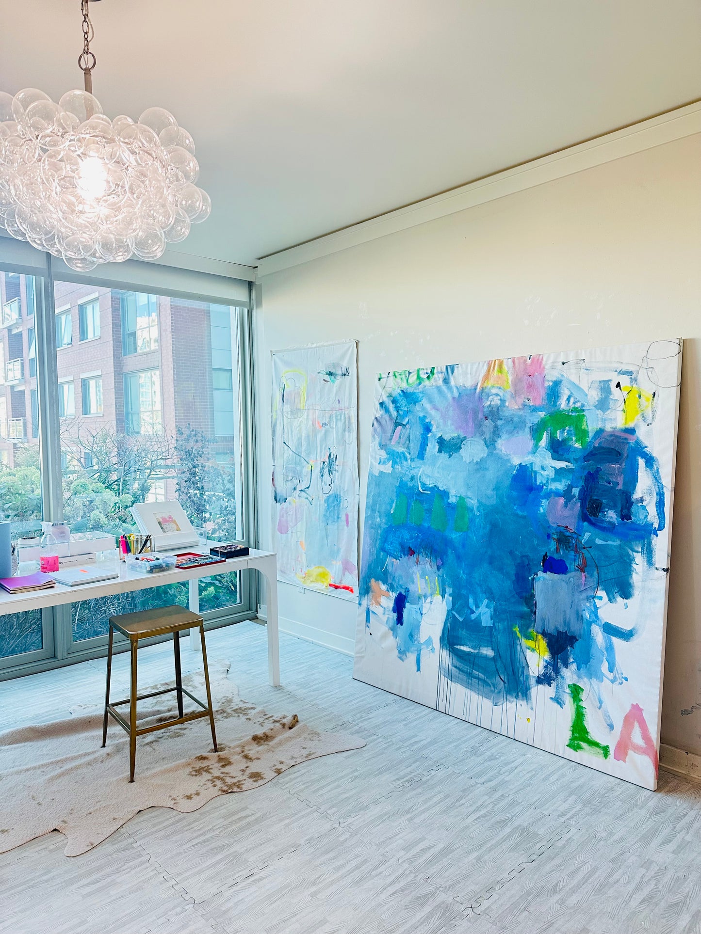 LA Pool Party, 69.5 x 65.5