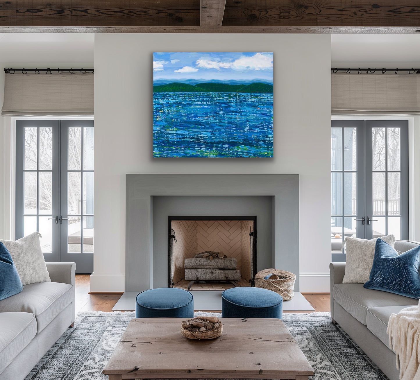 "It's All Connected I" 48 x 40