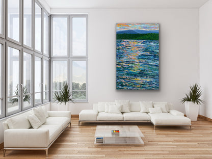 "Wake Up In This World (Lake Keowee)" 30 x 48