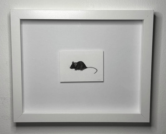 Mini Mouse, 8x10 Framed, 2.5x3.5 Art