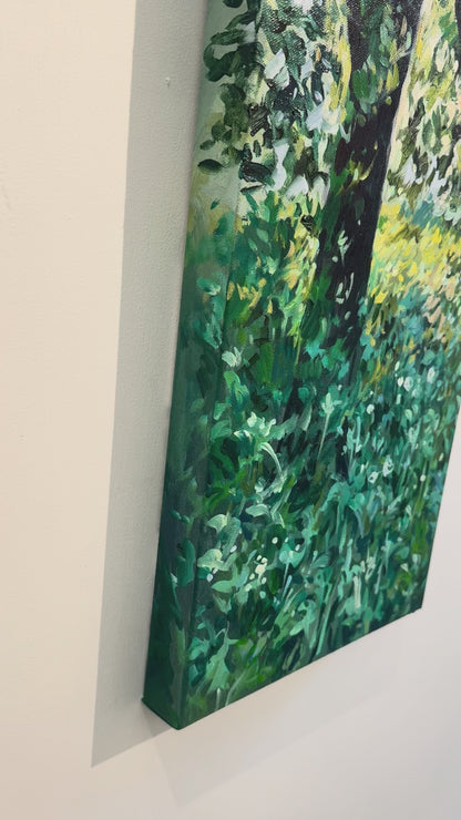 Hyde Park Sunset, 30x10