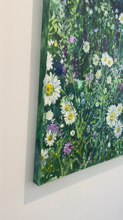 Daisies at Noon, 36x36