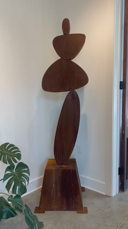 Patina Figurina, 84 x 24 x 24- commission only