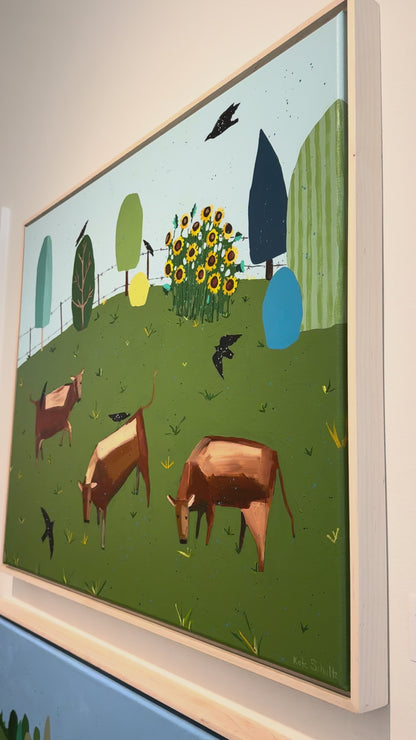 "Ooo cows" 24 x 30