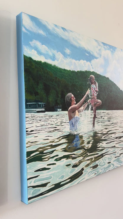 "Joyful Leap" 24 x 36