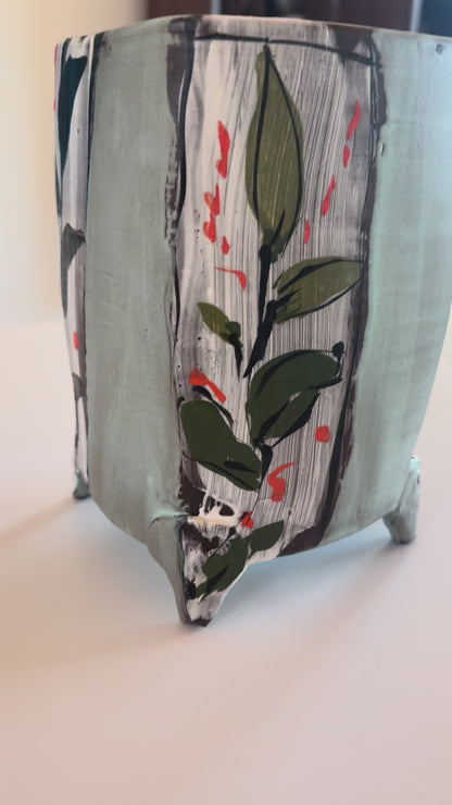 Altered Square Flower Vase