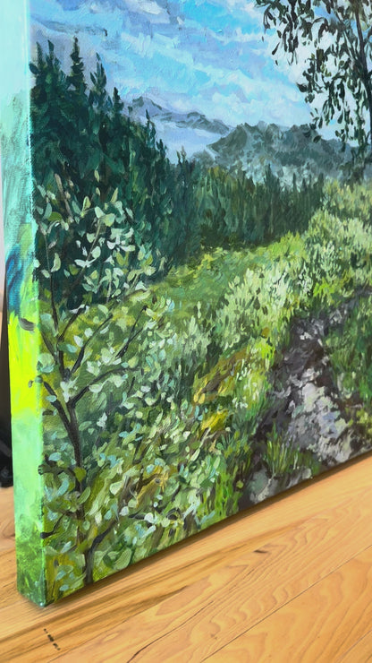 Osteroy Hike, Norway, 28x22