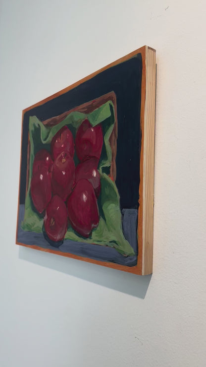 Summer Apple Basket, 11 x 14