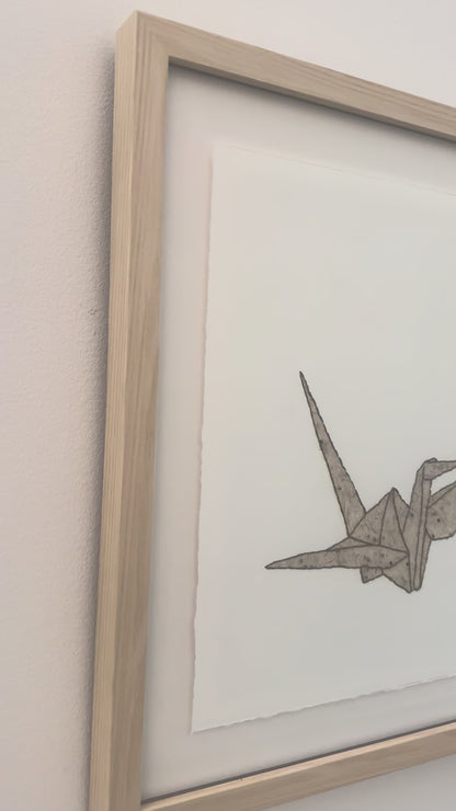 "On Approach" (See #10), 13x18 (framed 17x23)