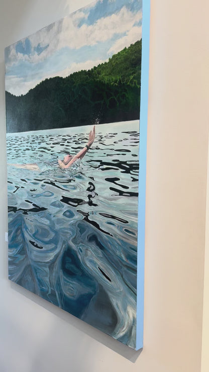 "Backstroke" 48x36