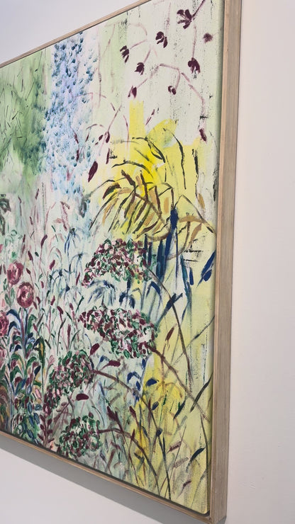 Morning at Backyard, 36 x 36