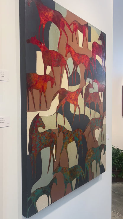 "Band of Horses 24" 48 x 36