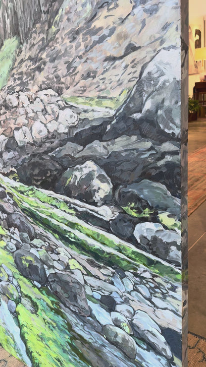"An Corran Beach Isle of Skye, Scotland" 60 x 72