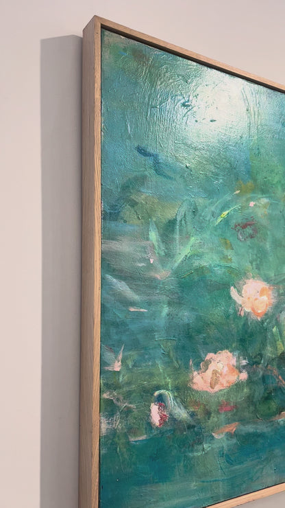 "Blue May" 37 x 37 Oil on Canvas