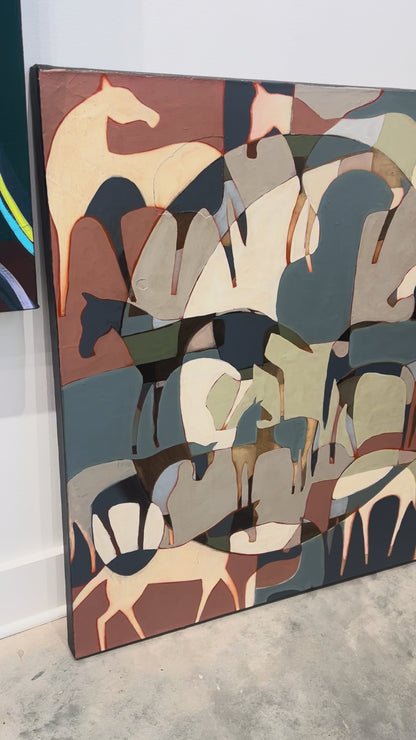 "Band of Horses 26" 36 x 48