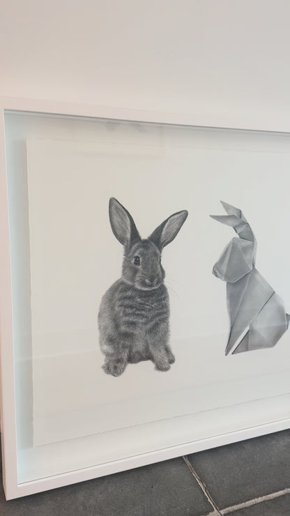 Rabbit, Rabbit, 16x20 (framed 20x23)