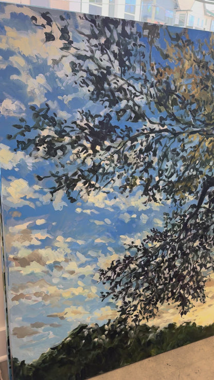"When Morning Guilds the Sky" 64 x 48