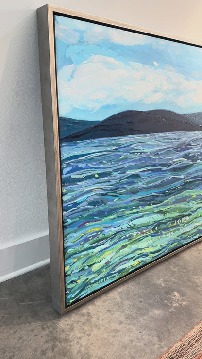 "Saved by the Beauty of the World" 60 x 36