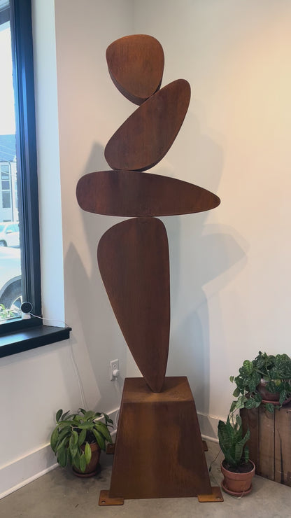Thinker, 90 x 29 x 24- commission only
