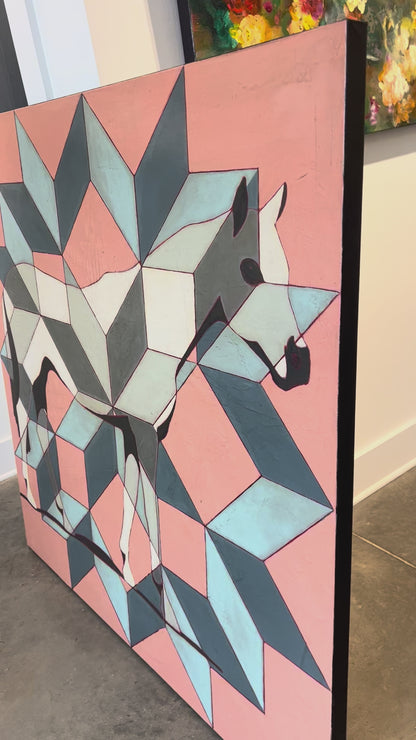 "Horses 626" 48 x 48