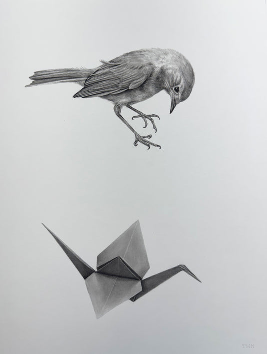 "See (No. 5)", 28" x 22" (framed)