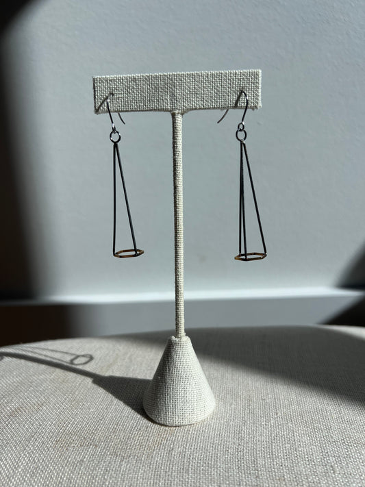 Geometric Hex Earrings