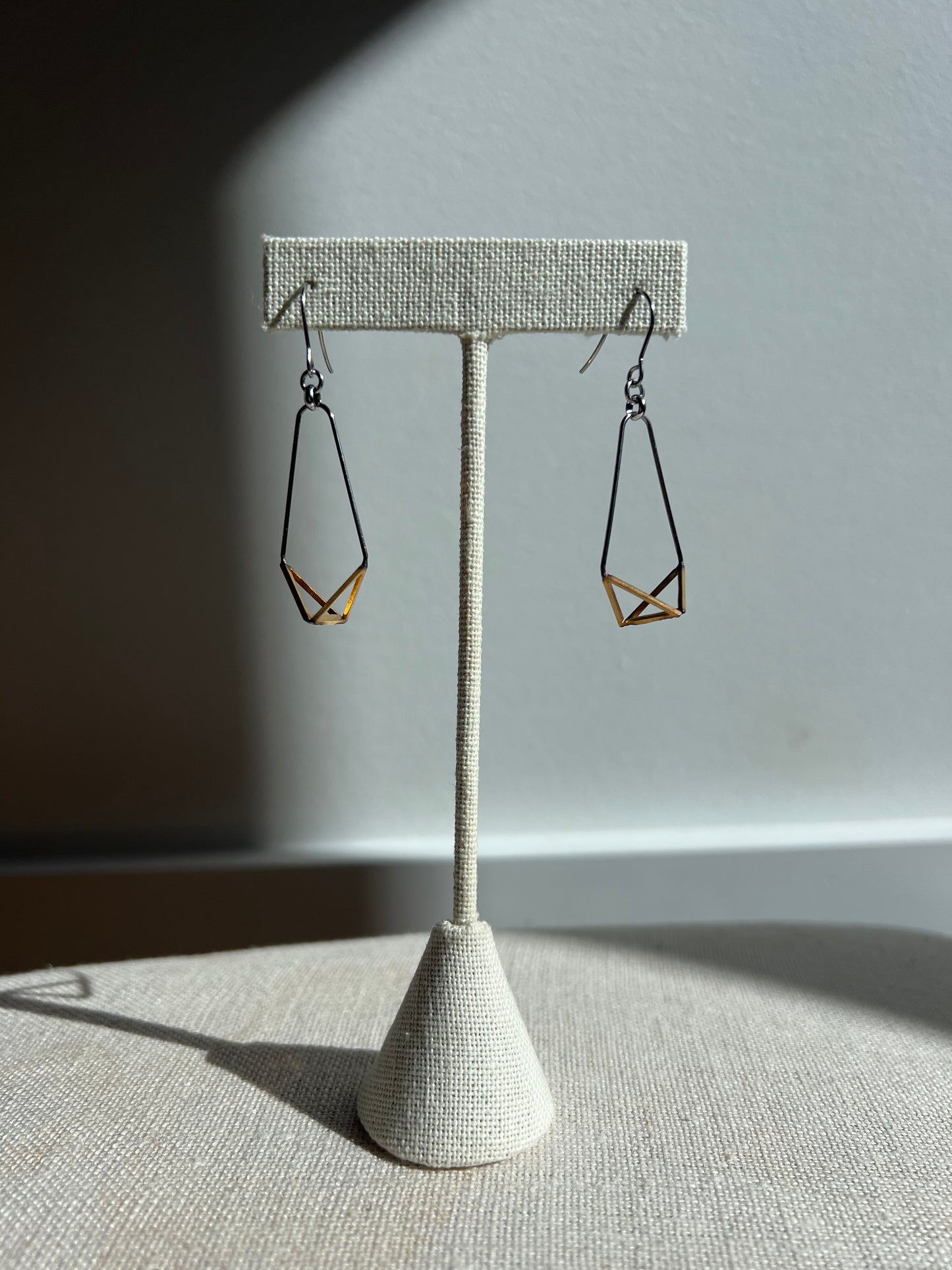 Geometric Triangles Earrings