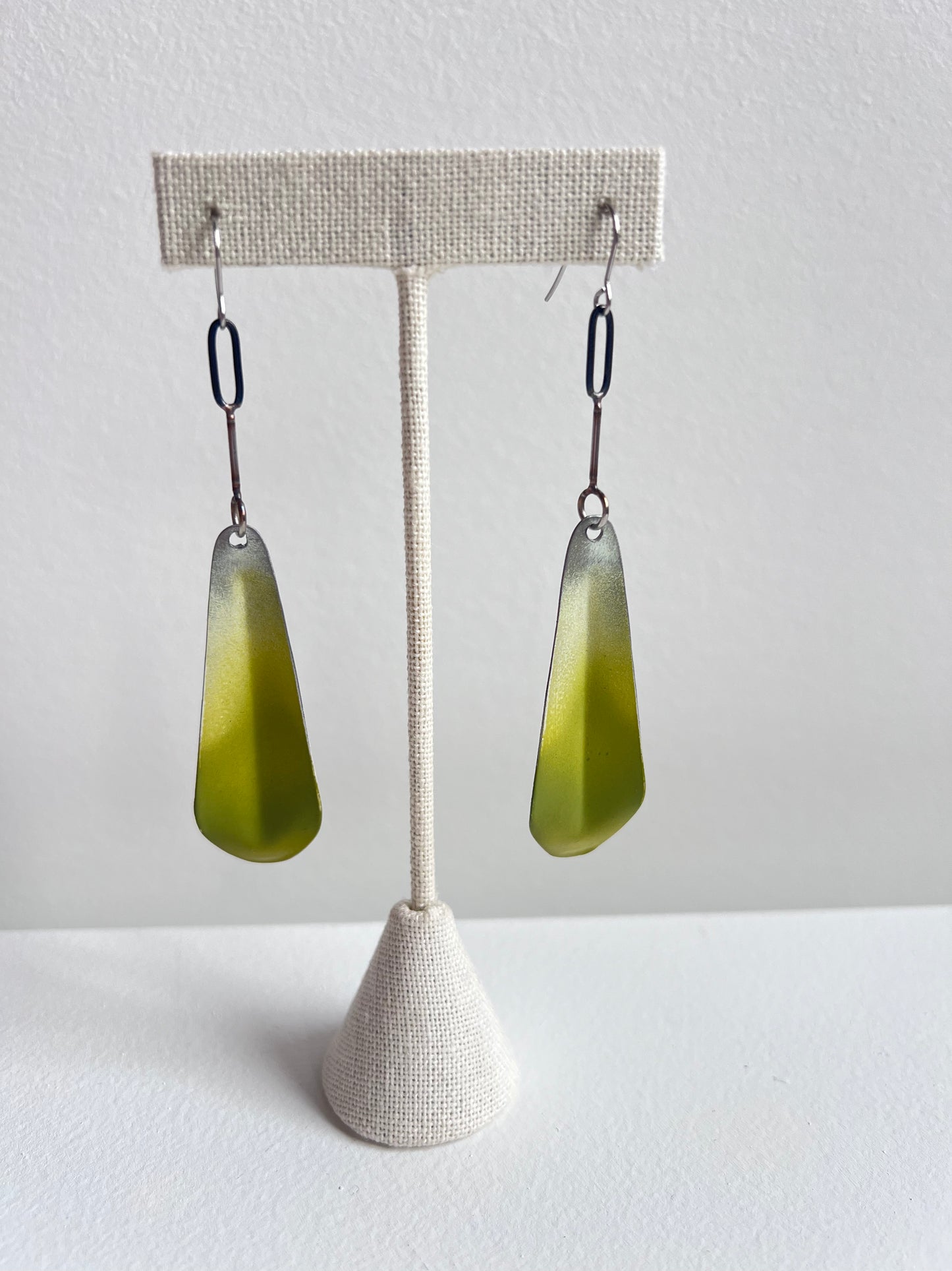 Lime Green Leaf Dangle