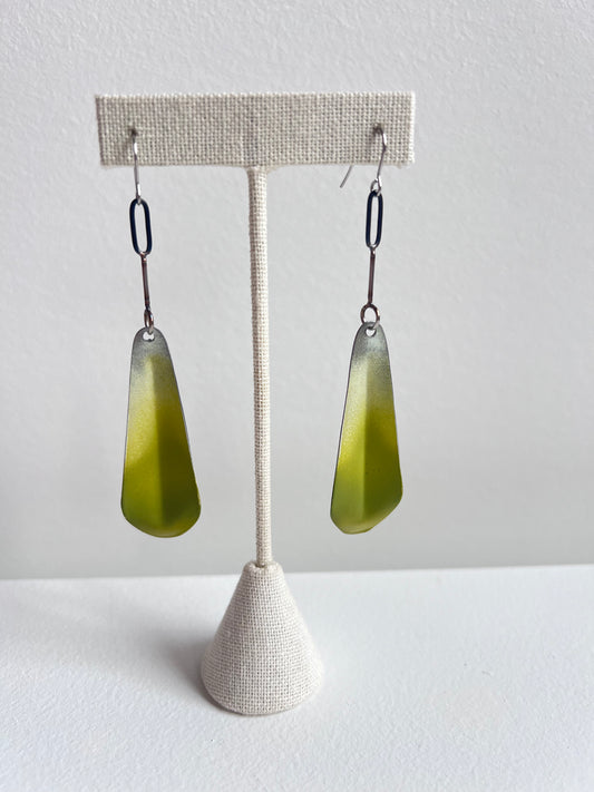 Lime Green Leaf Dangle