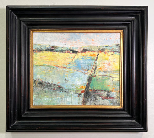 View From Her Village, 17" x 19" Framed